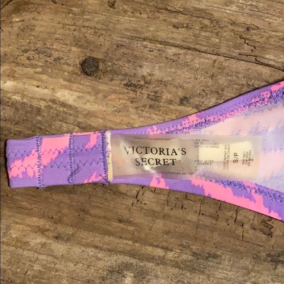 Victoria’s Secret Pink & Purple Striped bikini - Picture 3 of 5